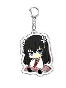 bandai Accesorio de anime Llavero acrílico de anime - Bungou Stray Dogs Lindo colgante de estilo Y2K de dibujos animados, adecuado para bolsos y llaves, regalo perfecto para fans, accesorios de cosplay, llavero de coche, bolso, mochila, pequeña joya, accesorios, regalos creativos, regalos de estudiante, accesorios de coche, colgante de bolso, accesorios escolares