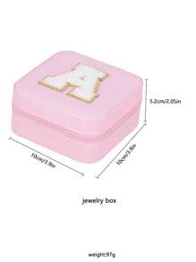 A 26 Letter Portable Jewelry Storage Box, Suitable For Daily Wear, Vacation Dates, And Other Occasions, And Is Also A Surprising And Exquisite Small Gift.