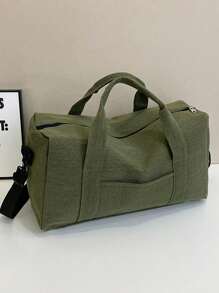 1pc Men's Tote Bag, Large Capacity Shoulder Bag, Suitable For Short Trips And Business Travel Holiday Essentials