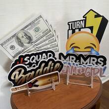 亚克力透明黑色CD/LP展示架，可容纳12张光盘，适用于CD/LP存储 - 彩色 - 查看 3