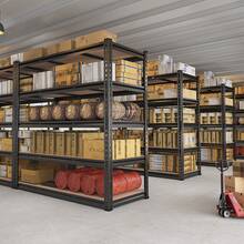 Industrial-Strength Garage Shelving Unit – Ultra-Durable Multi-Tier Storage System With Adjustable Design For Heavy-Duty Organization - 黑色 - 查看 9