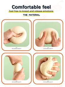 1pc Squishy Steamed Bun Stress Relief Toy With Steamer And BBQ Pork Bun Design, Slow Rising Squishy Stress Toy For Gags, Decoration, And Relaxation, Creative Gift,Squishy,Taba Squishy,Stress Ball - Simulation Decompression Toys - View 8