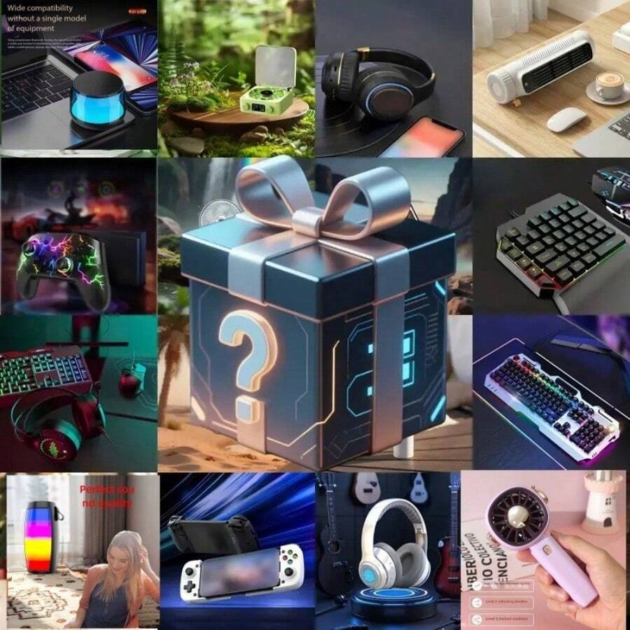 Digital Electronic Mystery Box Technology Mystery Box Random Access To High-Quality Electronic Gift Boxes Is The Best Gift For Christmas And Thanksgiving Gift Boxes. - 1 - View 1