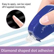 3 件双面胶带，一拉即贴，方便快捷，适用于 DIY 剪贴簿、手工项目和办公用品学校用品，返校 - 均碼 - 查看 3