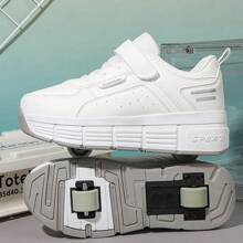 Unisex Figure Skates And Roller Skates Shoes With Low Cut, Outdoor Sports With Wheels