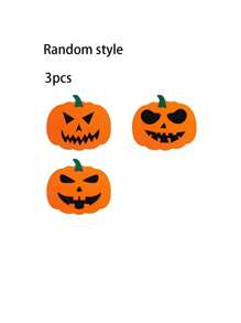 3/6/12pcs Halloween Pumpkin Felt Cup Coasters, Non-Slip Heat-Resistant Mat, Holiday Party Decor