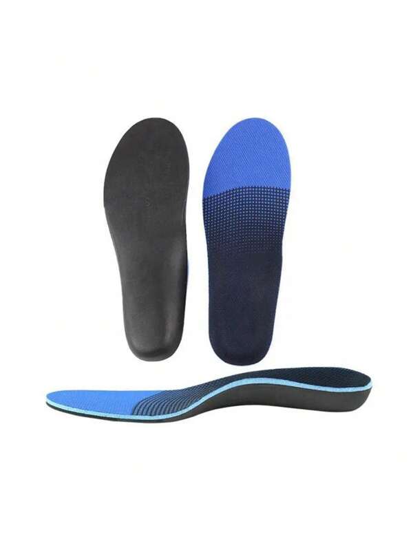 1 Pair Unisex U-Shaped Heel Cup Arch Support Shoe Insoles, Shock Absorbing Breathable Comfortable Full Arch Insoles, Suitable For Running, Long Hours Standing, Walking