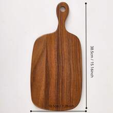 1 pieza Tabla de cortar de nuez - Tabla de cortar de cocina de alta calidad hecha a mano, adecuada para preparación de alimentos, hecha de madera, adecuada para el hogar, fiestas, oficina, tabla de picar multifuncional | Diseño de madera natural | Panel de superficie lisa