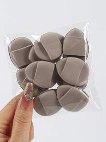 10/30/50/100个装化妆海绵套装，含气垫海绵粉扑，不含乳胶，适用于粉底、散粉、遮瑕膏，适合所有肤质。化妆品配件，化妆海绵，价格实惠，圣诞礼物，化妆工具 - 彩色 - 查看 8