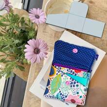 12,7/17,78/22,86 cm Acryl Nähvorlagen für DIY Münzbeutel - wiederverwendbare Textiltasche Muster mit Blumen- und geometrischen Designs, transparente Bastelvorlagen für Hobby, Quilten, Nähprojekte, Münzbeutel Herstellung | Blumen Design Vorlagen | Wiederverwendbare Bastelvorlagen