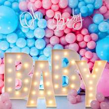 4FT 120cm Marquee Light Up Numbers DIY Frame Giant Marquee Numbers Letter A-Z 0-9, Mosaic Numbers For Balloons, Big Number For Birthday, Anniversary, Wedding Decorations, Party Decor