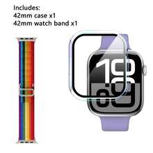 防摔手表保护壳 + 时尚表带套装！兼容所有型号（S9/8/7/6，40/41/42毫米）| 防摔耐用，随心变风格