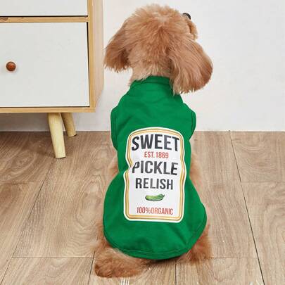 1 Stück Hundegeschirr für kleine/mittlere Hunde, Outdoor Hundegeschirr mit "Thing 1" Grafik-Muster, weiches Material, einzigartiges, stilvolles Outfit für Ihren pelzigen Freund