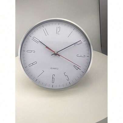 11-Inch Brushed Aluminum Wall Clock, Stylish & Minimalist Design Suitable For Living Room, Bedroom, Lobby, Office, Dining Room, Meeting Room, Quiet & Fashionable, Blending Modern And Retro Charm