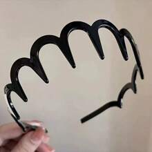 2 pezzi Fasce per capelli eleganti da donna con stampa leopardata e grandi onde, morbide fasce per capelli da uso quotidiano