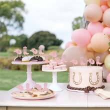 12 pezzi di decori per cupcake a forma di cappello da cowboy a palla da discoteca scintillante, decorazioni in carta per cupcake a tema disco degli anni '70, decorazioni per torta di compleanno con tema da cowgirl e palla da discoteca, adatti anche per Natale - Multicolore - Visualizzare 9