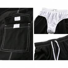 Rocorose Women's Board Shorts Quick Dry Drawstring Sports Summer Bottom Swim Shorts With Pocket - #26152 Black - View 10