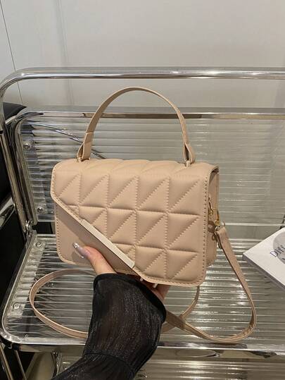 迷你时尚钻石压花手提包