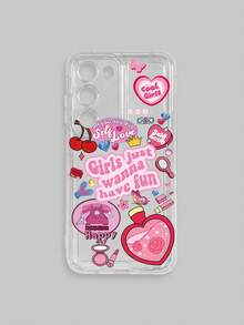 1 peça Case de celular com gráfico de desenho animado e amortecedor de choque, compatível com iPhone e Galaxy, incluindo iPhone 13, 15, 16 Pro Max, 16, 14 e 16 Plus, bem como telefones Galaxy - Multicolorido - Visão 36