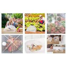 1pc Large Foldable Food Cover Is Suitable For Kitchen And Home Use. It Features Fly And Mosquito Repellent Properties, Is Made Of Mesh Fabric, And Is Also Suitable For Outdoor Camping And General Use,All-Purpose Covers - Multicolor - View 8