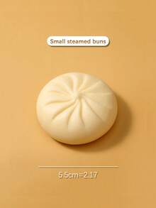 1pc Squishy Steamed Bun Stress Relief Toy With Steamer And BBQ Pork Bun Design, Slow Rising Squishy Stress Toy For Gags, Decoration, And Relaxation, Creative Gift,Squishy,Taba Squishy,Stress Ball - Simulation Decompression Toys - View 3