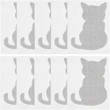 10Pcs Door Window Screen Repair Patch Set, Sliding Pet Mesh Screen Door Repair Patches, Strong Adhesive Screen Repair Stickers For Repair Holes Tearing - Heavy Duty Tear Resistant Patch, DIY Home Screen Fix, Anti-Mosquito Net Patch, For Pet Owners, Renters, Homeowners, Summer Prep, Moving Season, Labor Day , Back To School Essentials