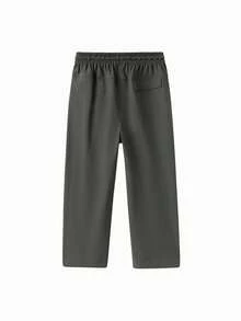 Balabala Kids Basic Stretch Pants 2025 New Elastic Trousers - Medium Gray - View 5