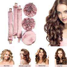 2/4/6pcs Non-Heat Satin Curlers Set, Including Curler And Hair Cap, Suitable For All Hair Types Including Long, Short And Curly, Can Be Used While Sleeping,Back To School,Travel Holiday Essentials,Hair Accessories For Women,Hair Curlers,Curly Hair Brush,Rollers,Curly Hair Products,Curler,Rollers For Hair,Hair Curl,Curly Hair Tools,Hair Roller,Curly Hair,Heatless Curl,Heatless Curls,Hair Curler,Barber,Hair Tools,Hair Products,Hair Curlers,Barber Accessories,Travel,Rollers,Hair Stuff,Hair Accessories,Curly Hair Products,Curler,Rollers For Hair,Hairdressing Equipment,Hair Curl,Curly Hair Tools,Hair Roller,Christmas,Barbershop,Hair Curling Iron, Barber Accessories, Hair Accessories, Curling Iron, Hairdressing,Heatless Waves,Travel Essentials,Hairstyle,Hairdressing