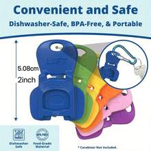 6件/1件简易便携式开瓶器可重复使用简易开罐器密封饮料啤酒可乐开瓶器开盖器厨房用品露营工具