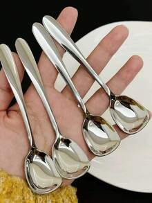 1件/3件/5件不锈钢咖啡勺，高品质，搅拌勺，甜点勺，小方勺，调味勺
