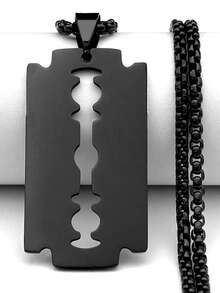 Blade 不锈钢长项链 男/女款 金色 朋克 哥特 哥特式 蒸汽朋克 垃圾摇滚项链 - 項鍊 - 查看 12