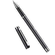 奢华黑色墨水圆珠笔，金属笔身，耐用碳纤维笔，专业商务、学校用品，返校 - 多色1 - 查看 7