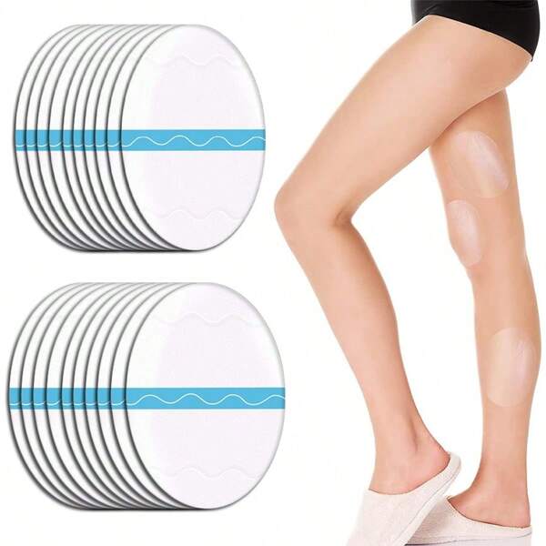 10 piezas parches antifricción para muslos, autoadhesivos, impermeables, invisibles para rodilla y pantorrilla, desechables, aptos para hombres y mujeres.