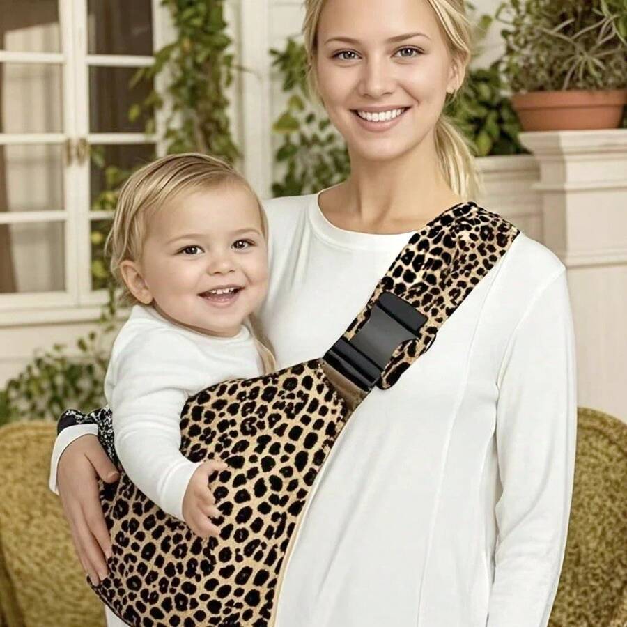 1pc Multi-Purpose Baby Carrier Crossbody Style Adjustable Size Machine Washable Easy For Going Out With Baby Suitable For Newborns