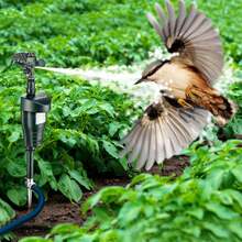 Motion Activated Sprinkler - 2 Pack Outdoor Animal Deterrent Device With Sensor - Water Sprinkler To Deter Deer, Cats, Coyotes And More - Pet Deterrent For Yard - Green - View 2