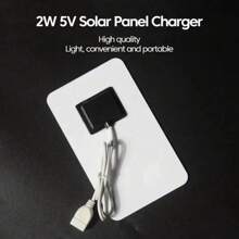 Portable Solar USB Charging Pad - Ideal For Camping, Travel And Emergencies | Power Bank For Mobile Phones, Flashlights And Fans, Outdoor Camping Charging Equipment