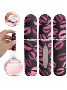 Flacone di profumo ricaricabile da 5ml con motivo leopardato, atomizzatore di alta qualità, bottiglia spray per profumo da viaggio portatile