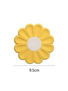 Daisy Flower Silicone Heat Insulating Mat Anti-Scalding High Temperature Resistant Pot Mat Premium Feeling Putting Pots And Pans Table Vegetable Mat Silicone Mat For Kitchen Countertop Non-Slip Heat Resistant Heat Insulating Mat Modern Design Pot And Pans Mat Silicone Table Mat Easy To Wash. - Multicolor - View 15