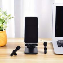 Wireless Lavalier Microphone Compatible With IPhone/Android Phones, Professional Recording Microphone, Intelligent Noise Reduction Function, Perfect Recording, Suitable For Video Recording, Game Live Streaming, Interviews, Vlogs, Etc, Compatible With Iphone Android Phone For Summer Vacation, Audio/Video Recording, Interviews, Gaming & Live Streaming Mini Microphone Microphone For Phone