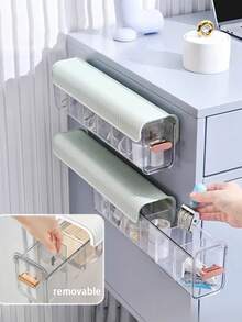 1 hộp đựng tất treo tường, ba màu, chất liệu PET, loại ngăn kéo trong suốt, kéo ra, có thể điều chỉnh dạng lưới, hộp đựng đồ lót, hộp đựng túi đựng rác treo tường, áo ngực, phòng tắm, phòng ngủ, nhà, ký túc xá hộp đựng đồ dùng cho phụ nữ, đồ dùng du lịch thiết yếu, lưu trữ đồ dùng ký túc xá khi quay lại trường - Nhiều màu - Xem 9