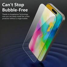 2pcs Tempered Film Srceen Protector Tempered Glass Compatible With Iphone 6/7/8/11/12/113/14/15/16e/X/XS/XS MAX/XR/Pro/Pro Max/Plus/Mini Screen Protection Essentials, Applicable To Daily Shield, Office, Home Phone Screen Protector Phone Accessories Waterproof Shockproof Anti-Fall Anti-Fall Scratch Resistant Anti-Fingerprint Full Cover - Clear - View 5