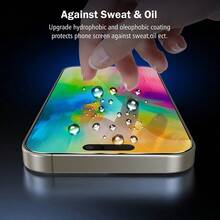 2pcs Tempered Film Srceen Protector Tempered Glass Compatible With Iphone 6/7/8/11/12/113/14/15/16e/X/XS/XS MAX/XR/Pro/Pro Max/Plus/Mini Screen Protection Essentials, Applicable To Daily Shield, Office, Home Phone Screen Protector Phone Accessories Waterproof Shockproof Anti-Fall Anti-Fall Scratch Resistant Anti-Fingerprint Full Cover - Clear - View 7