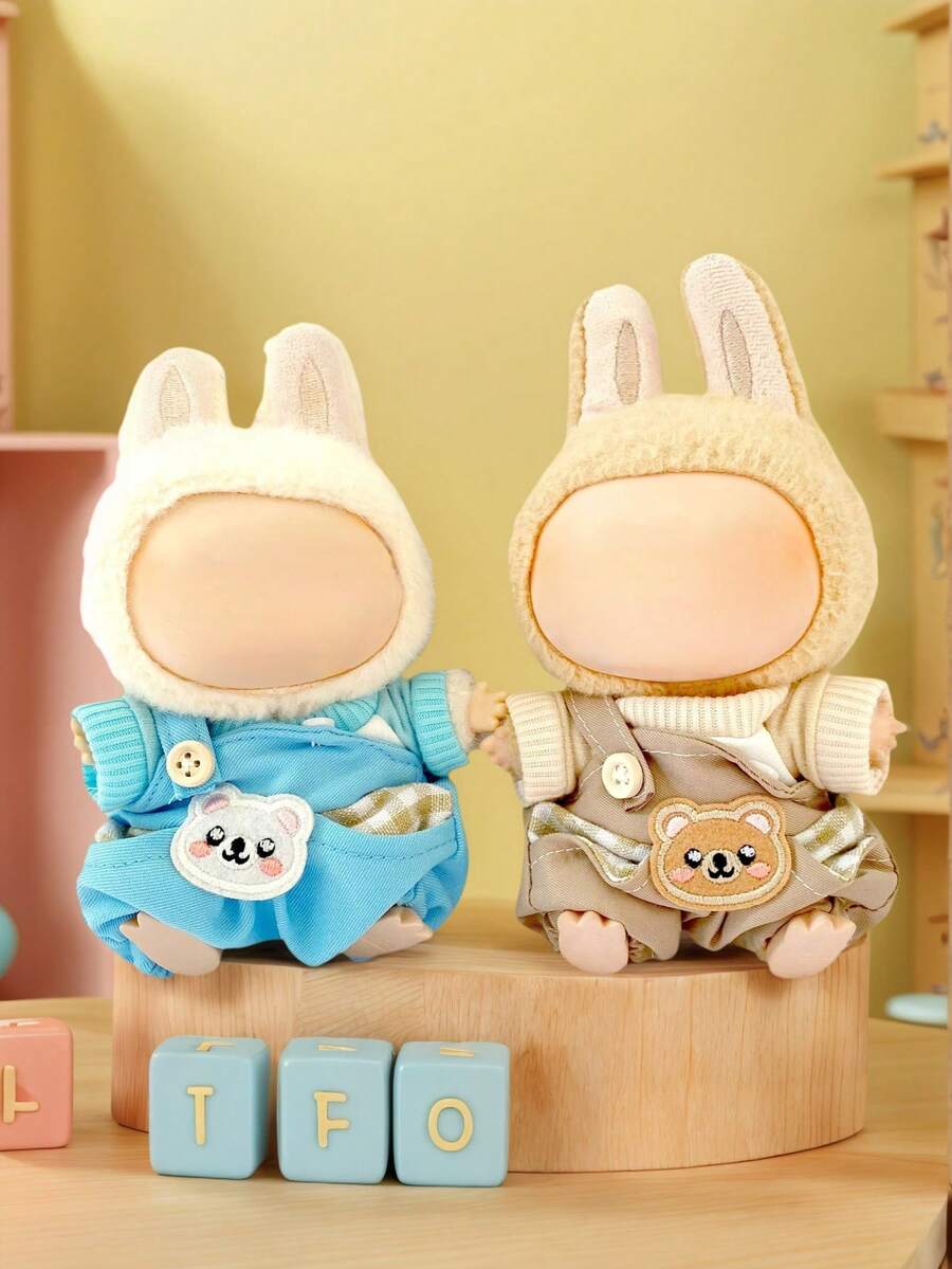 Doll Clothes, Overalls Sweatshirts, Cartoon Key Chain Accessories, Cute Children's Doll Clothes