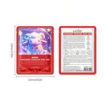 1 片/5 片/10 片石榴保湿面膜，含烟酰胺、甘油和透明质酸，保湿、均匀肤色、抗衰老、提亮肤色、舒缓肌肤、改善干燥、粗糙和暗沉，深层锁住水分，滋养和软化肌肤，焕发肌肤光泽，无酒精、不油腻、快速吸收，适合所有肤质和肤色，男女皆宜 - 彩色 - 查看 8