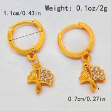 Earrings Gold Plated Small Round Earings Fashion Jewelry For Woman Gifts Hoops Pircing Gold Earrings Piercings Accesories