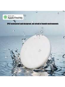 Localizador de dispositivo anti-perda inteligente GPS, rastreamento em tempo real, sem necessidade de instalação, adequado para animais de estimação, bolsas, malas, bicicletas, carros, compatível com o sistema iOS para encontrar meu aplicativo, anti-perda sem preocupações (somente iOS)