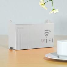 2 szt./1 szt. Uchwyt do routera bezprzewodowego, łatwy w montażu – schowek na ścianę bez wiercenia, polerowana powierzchnia, wielofunkcyjny organizer do domu i biura, praktyczny haczyk, półka ścienna na Wi-Fi, schowek na router, organizer na kable do salonu bez wiercenia, schowek na ścianę, bezprzewodowy Wi-Fi, dekoder TV