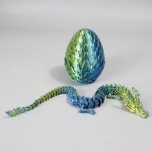2pcs 18cm 3D Printed Giant Dragon Scales Egg + 60cm Large Dragon, Huge Adult Decorative Gift, Home Decor Gift, Party Gift, Birthday Gift, Powerful Scaled Dragon Decor, 3D Printed Dragon - Multicolor - View 15