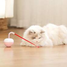 互动激光追逐猫玩具，自动滚动猫玩具球，USB充电，自动滚动宠物玩具，用于锻炼和训练，宠物玩耍玩具