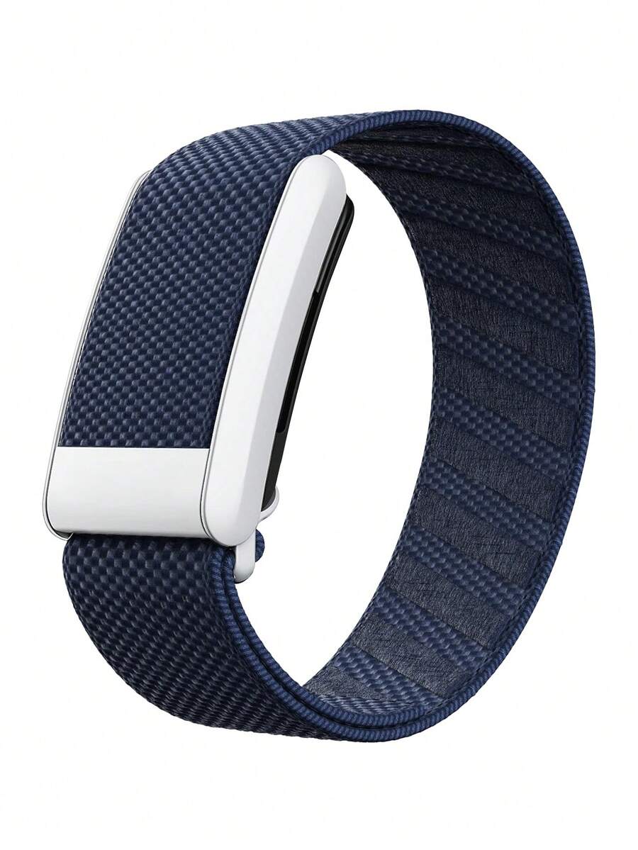 Brazalete accesorio de lujo supersuave SuperKnit 4.0 de WHOOP para máximo confort, estilo y uso durante todo el día, compatible con el dispositivo portátil de salud, acondicionamiento físico y seguimiento de actividad 4.0 - Azul Marino - Ver 1